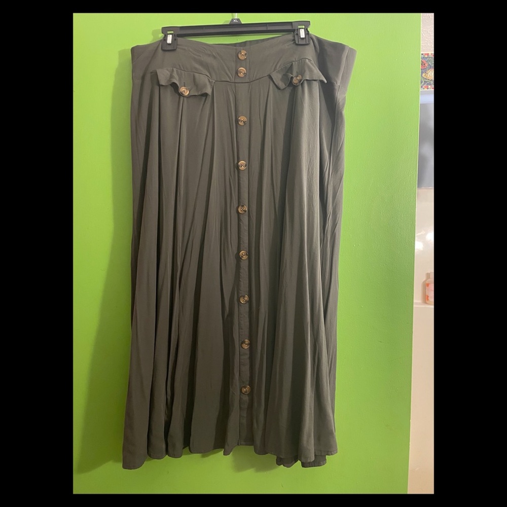 Olive green shirt